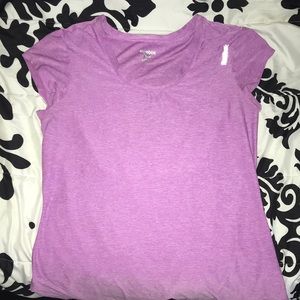 Purple Reebok tee